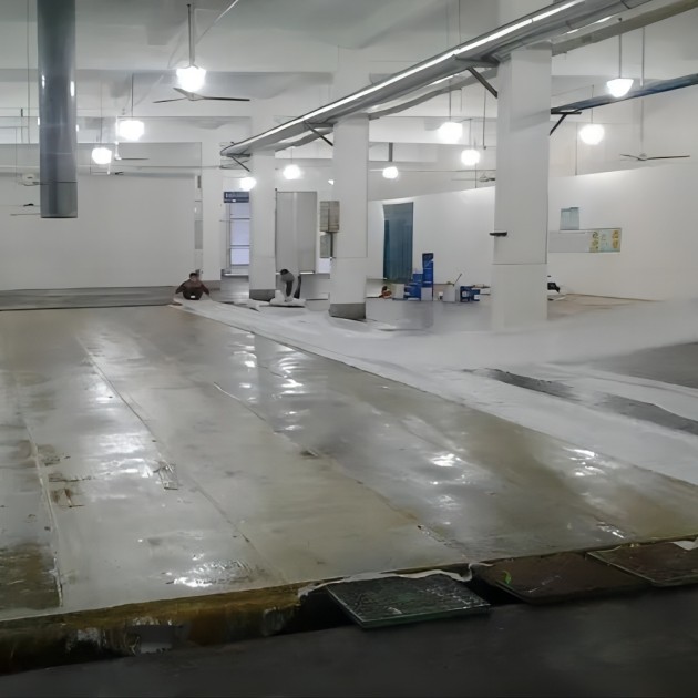 汕尾防腐蚀地坪,环氧玻纤地坪，玻纤工业地坪，环氧玻纤布地坪,乙烯基玻纤布地坪产品图3